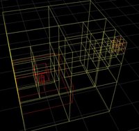 Space search Octree